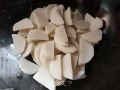 Make Scrambled rice cake step 1