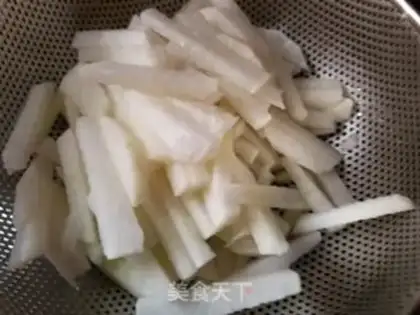 Make Scrambled rice cake step 2