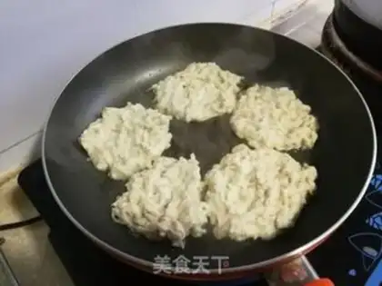 Make radish egg pancakes step 5