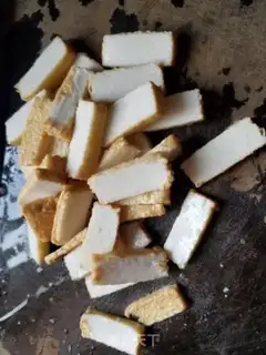 Make Scrambled rice cake step 4