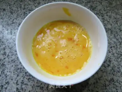 Make Duck egg and cabbage step 2
