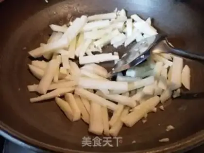 Make Scrambled rice cake step 6
