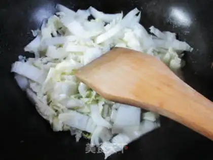 Make Duck egg and cabbage step 4