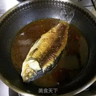 Make Bean petal fried fish step 7