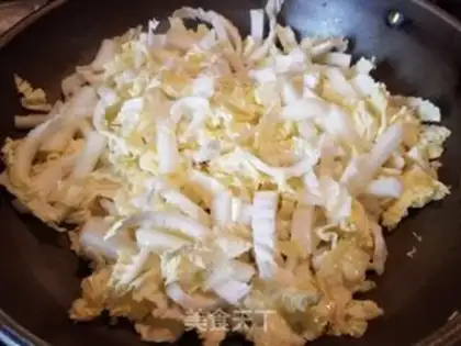 Make Scrambled rice cake step 7