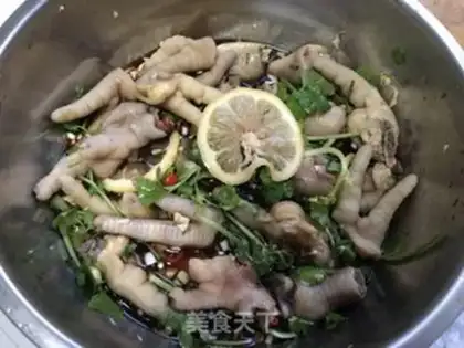 Make Lemon chicken claws step 8