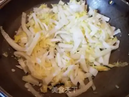 Make Scrambled rice cake step 8