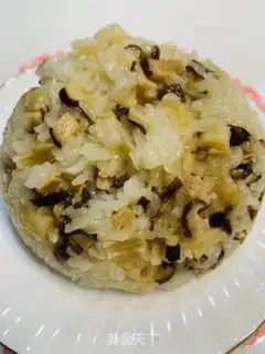 Make Dried rice for mushrooms step 5