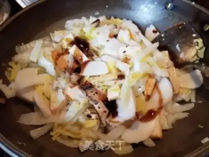 Make Scrambled rice cake step 10