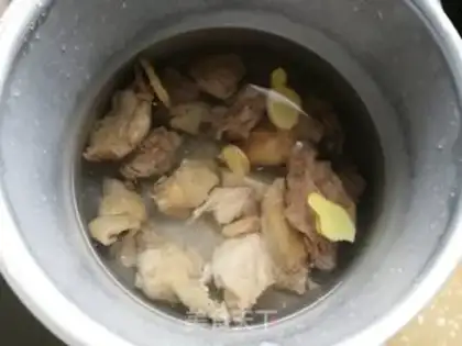 Make Porridge chicken soup step 5