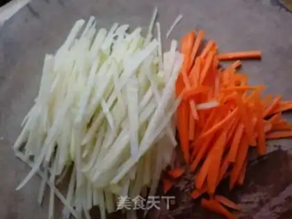 Make ♪ Blue carrots and veal ♪ step 1