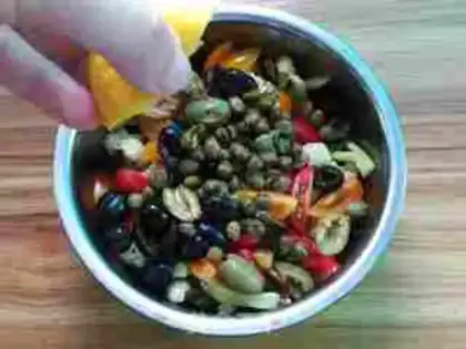 Make Flower salad step 5