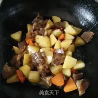 Make Beef stew potato carrots step 6