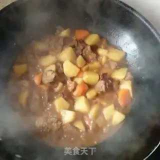 Make Beef stew potato carrots step 9