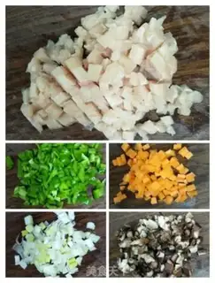 Make Tofu sauce with meat step 1