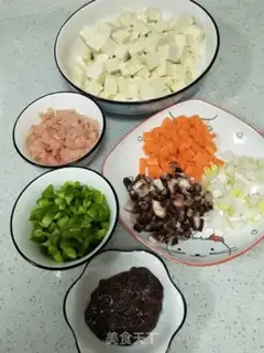 Make Tofu sauce with meat step 2