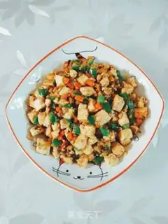 Make Tofu sauce with meat step 4