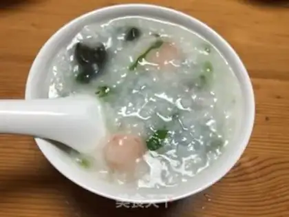 Make Vegetable seafood porridge step 6
