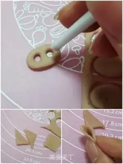 Make Piggy strawberry bag step 8