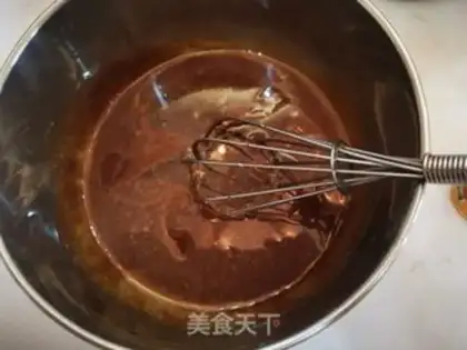 Make Butter chocolate cake step 4