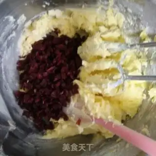 Make Tea cranberry cookies step 4