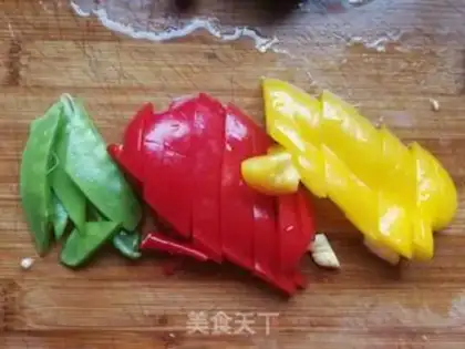 Make Hot fried rice cake step 2
