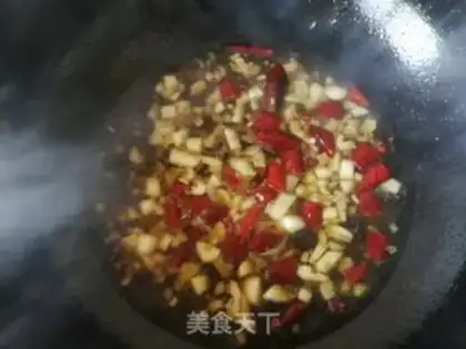 Make Garlic peppers step 7