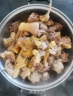 Make Chicken stew mushrooms step 3