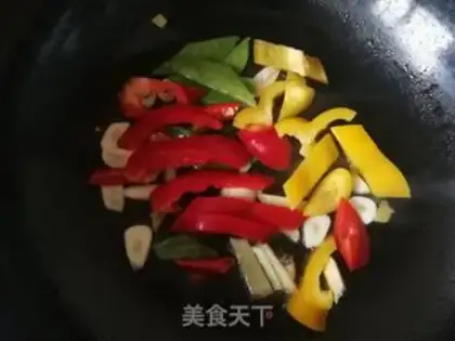 Make Hot fried rice cake step 5