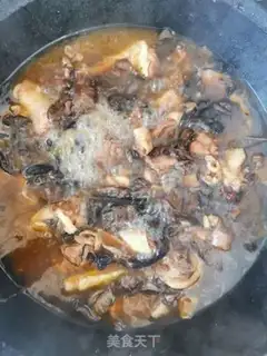 Make Chicken stew mushrooms step 9