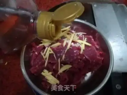 Make Tomato beef step 1
