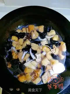 Make Meat and bean bubbles step 8