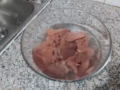 Make Pepper fried chicken liver step 0