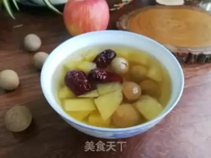 Make Cinnamon apple date tea step 4