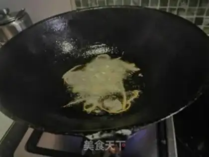 Make Fried silk step 2