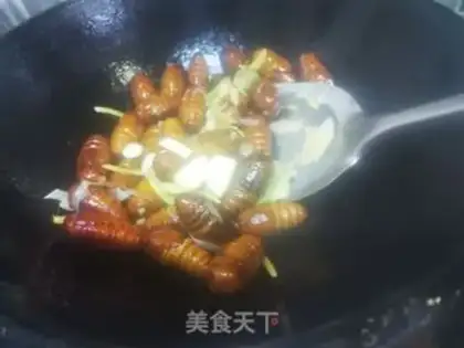 Make Fried silk step 3