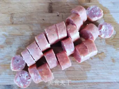 Make Black pepper beef sausage step 4