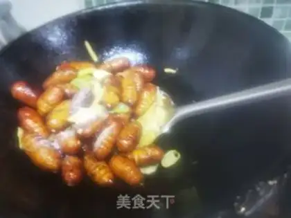 Make Fried silk step 4