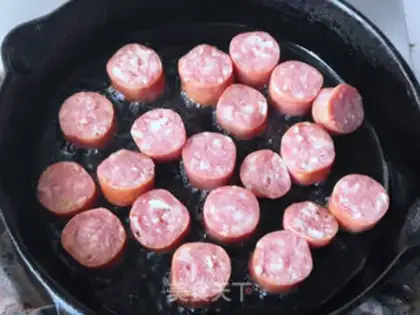 Make Black pepper beef sausage step 5
