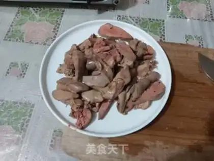 Make Pepper fried chicken liver step 4