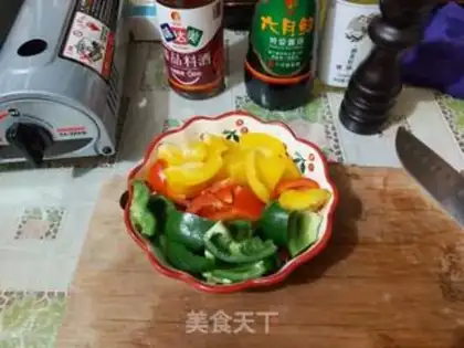 Make Pepper fried chicken liver step 5