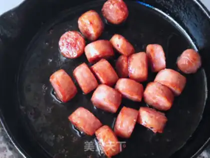 Make Black pepper beef sausage step 7