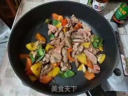 Make Pepper fried chicken liver step 8