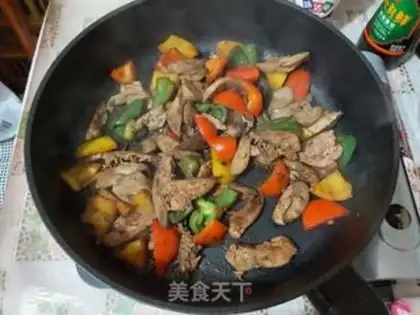 Make Pepper fried chicken liver step 9
