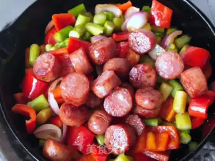 Make Black pepper beef sausage step 12