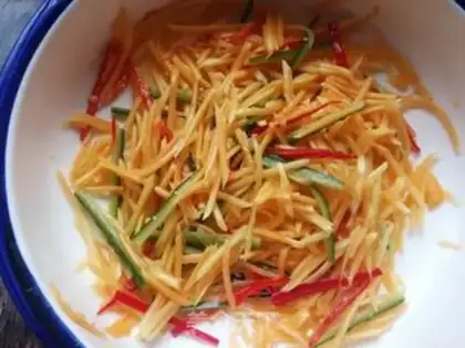 Make Sour papaya step 8