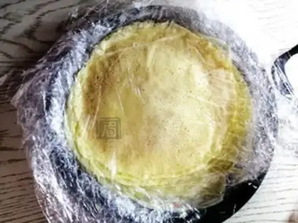Make A thousand-storey cake skin step 10