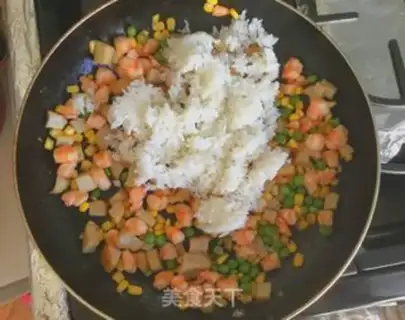 Make Shrimp rice step 7