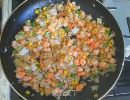 Make Shrimp rice step 8