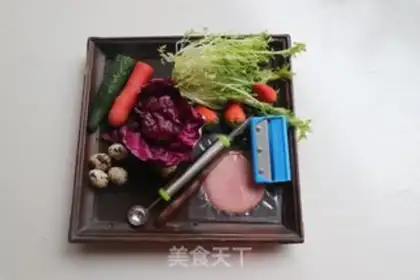 Make The rich flowers drive salad step 0